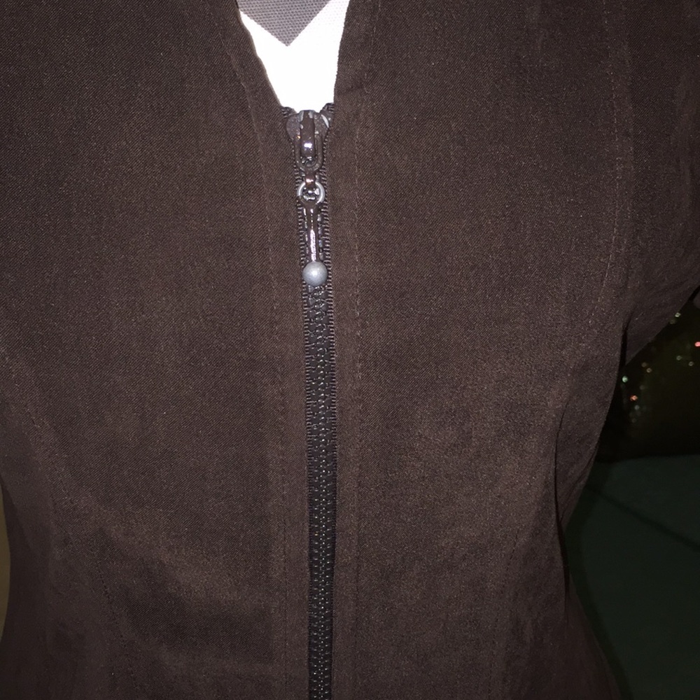 Suede-like Jacket-Top! - Picture 3 of 4